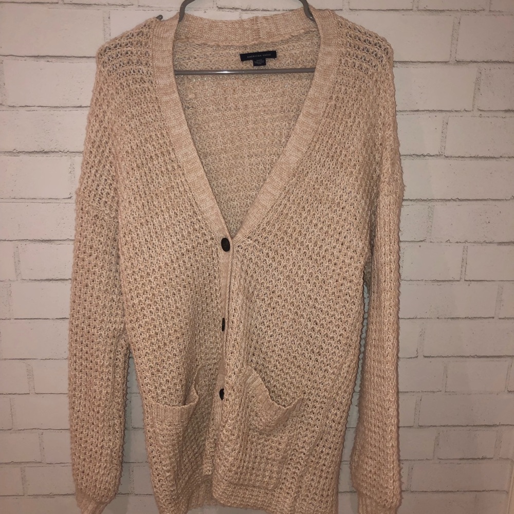 AEO button up cardigan